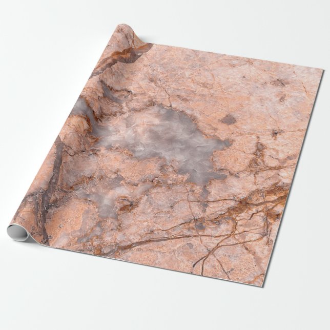 Trendy Cool Marble Stone Texture Geschenkpapier (Ungerollt)
