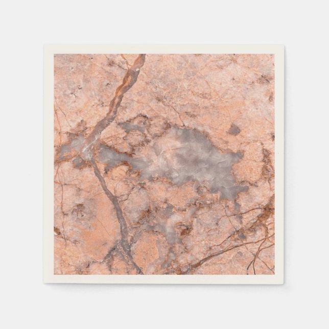 Trendy Coole Marmorstein-Textur Serviette (Vorderseite)