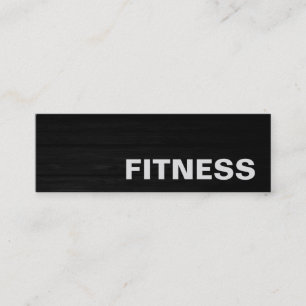 Trendy Creative Wood Fitness Carte de visite sport