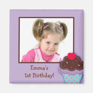 Trendy Cupcake Birthday Party Gefallen Magnete Magnet