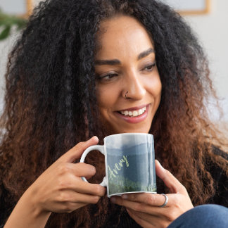 Trendy Custom Clingmans Dome Smoky Mountain Photo Kaffeetasse