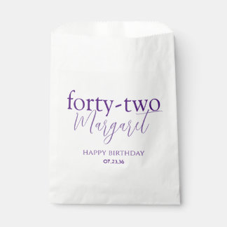 Trendy Custom Printed Birthday Party Fevor Bags Geschenktütchen
