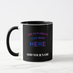 Trendy Customizable Personalisierte Markenlogos Tasse