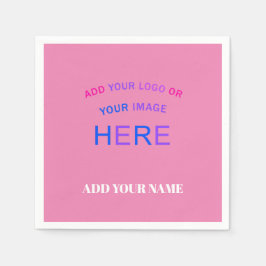 Trendy Customizable Personalisierte Markenzeichen Serviette