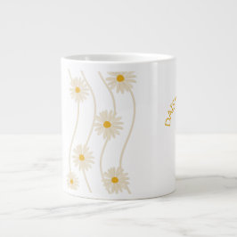 Trendy Daisy Mug  Jumbo-Tasse