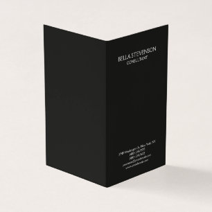Trendy Dark Gray Schlicht Einfach Minimalistisch S Visitenkarten