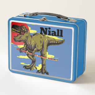 Trendy Dinosaur Metall Brotdose