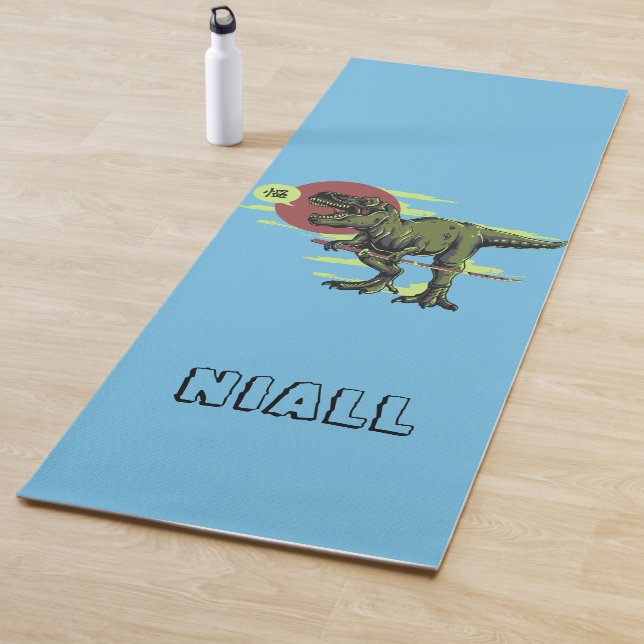 Trendy Dinosaur Personalisiert Yogamatte (Beispiel)