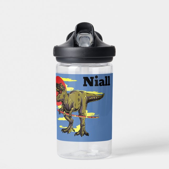 Trendy Dinosaur Trinkflasche (Vorne)