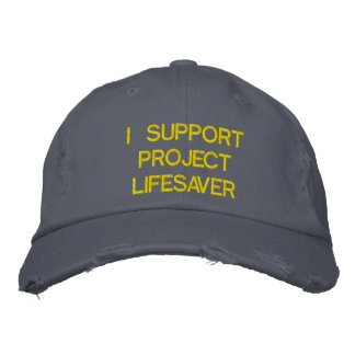 Trendy Distressed Project Lifesaver Hat Bestickte Baseballkappe