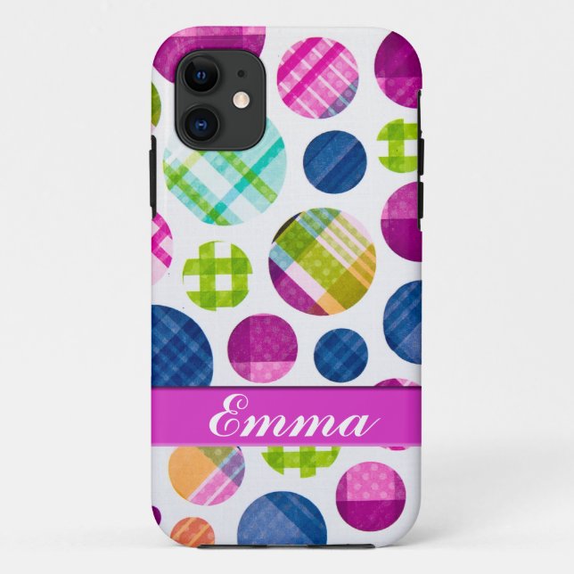 Trendy Dots Case-Mate iPhone Hülle (Rückseite)