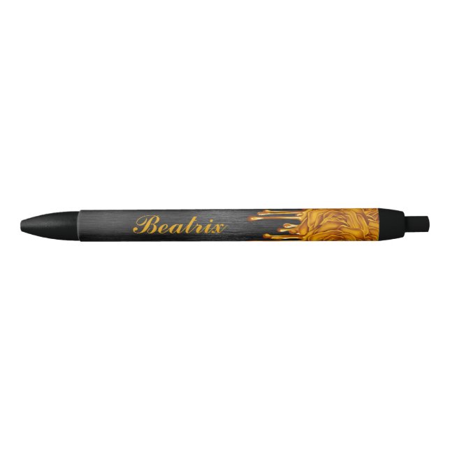 Trendy Driving Rose Personalisiert Pen Gold Kugelschreiber (Vorderseite)