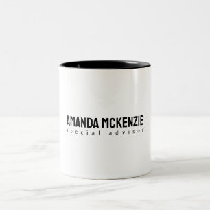 Trendy Einzigartiges kreatives Minimalistisches De Zweifarbige Tasse