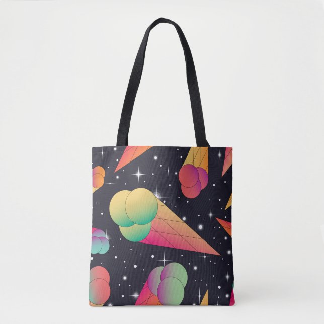 Trendy Eis nahtlos Muster. Eiscreme Tasche (Vorderseite)