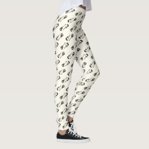 Trendy Electric Guitar Music Instrument Leggings
