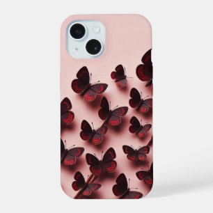 Trendy & Elegant Butterflies Design iPhone 15 Fall Hülle