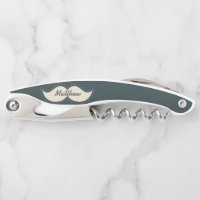 Trendy Elegant Mustache Personalisiert
