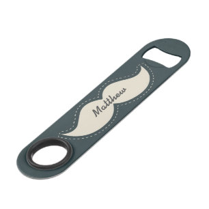 Trendy Elegant Mustache Personalisiert Speed Flaschenöffner