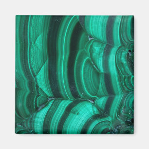 Trendy Elegante Green Malachite Crystal Stone Magnet