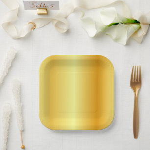 Trendy Elegante Imitate Gold Glamour Template Pappteller