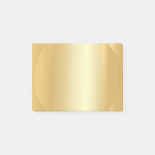 Trendy Elegante moderne Gold Look Blank Template Post-it Klebezettel