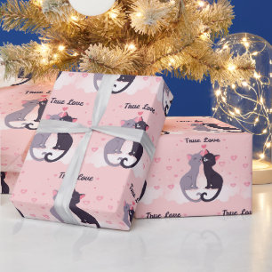 Trendy Elegante Moderne Liebe Valentine Geschenkpapier