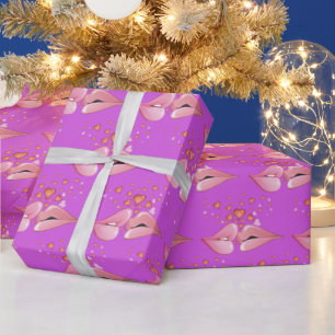 Trendy Elegante Moderne Liebe Valentine Geschenkpapier