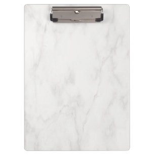 Trendy elegante weiße moderne klemmbrett