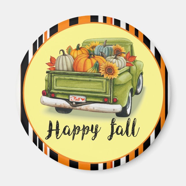 Trendy Erntedank Schöne Herbstkollektion Magnet (Vorne)