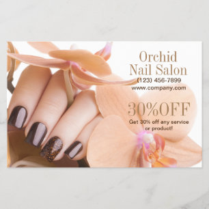 Trendy Esthetician SPA Nagelstudio Preislisten Flyer