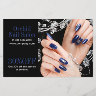 Trendy Esthetician WELLNESS-CENTER Nail Salon Pric Flyer