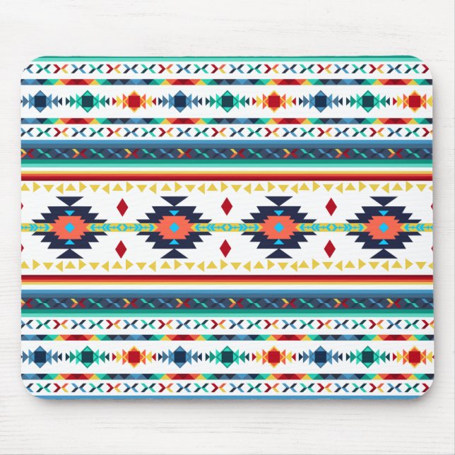 trendy, ethnisch geometrisch mousepad (Vorne)