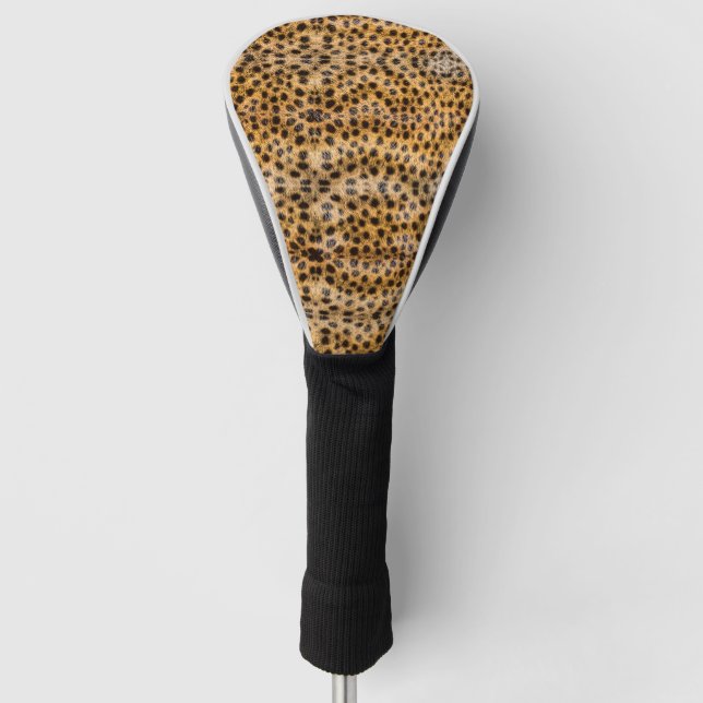 Trendy Exotic Cheetah Fur Muster Animal Print Golf Headcover (Vorderseite)