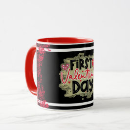 Trendy First Valentinstag Tasse