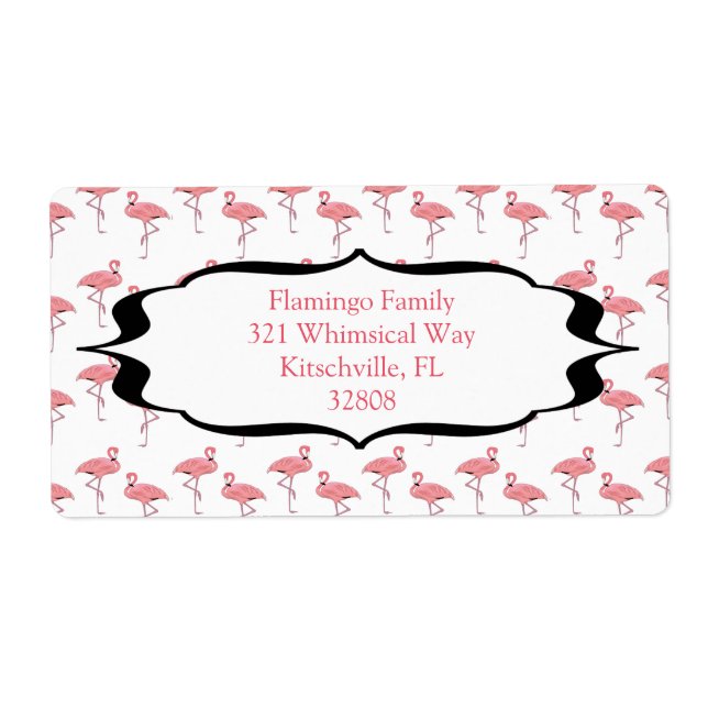 Trendy Flamingo Pattern (Vorne)