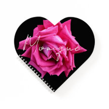 Trendy floral boho rosa Rosa mädchenhaftes schwarz