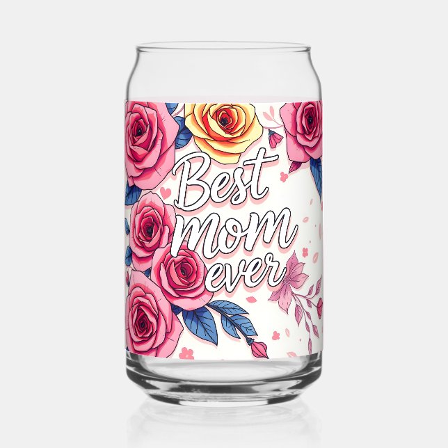 Trendy Floral Luxury Geschenksammlung Dosenglas (Vorderseite)