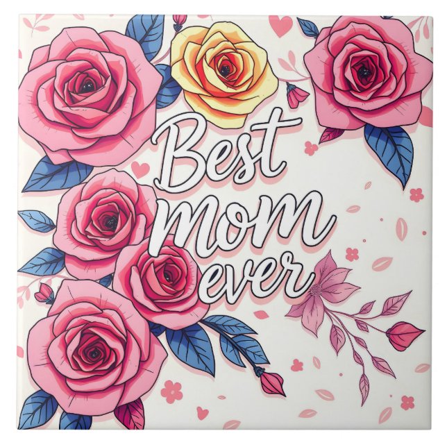 Trendy Floral Luxury Geschenksammlung Fliese (Vorderseite)