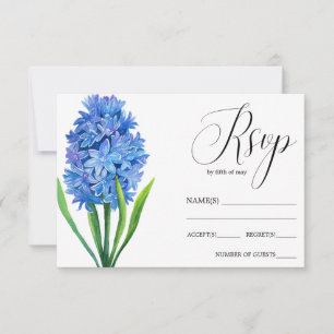 Trendy Flower Blue Hydrangea mariage rustique RSVP