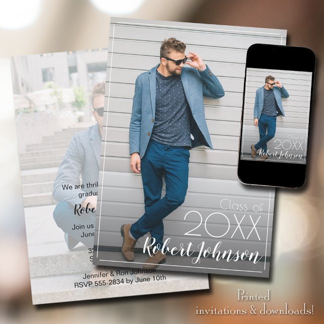 Trendy Foto Abschluss Einladung (Von Creator hochgeladen)