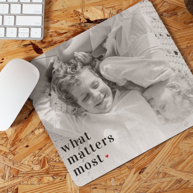 Trendy Foto und was am meisten positiv RedQuote is Mousepad (Von Creator hochgeladen)
