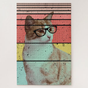 TRENDY FUNNY CUTE KATZE VINTAGE  