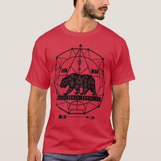 Trendy Geometric California Bear Premium T-Shirt