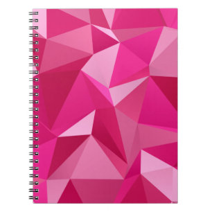 Trendy Geometric Halftone Print Foto Notebook Notizblock