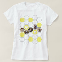 Trendy Geometric I Liebe Mein Hund Herz Gelbe Foto