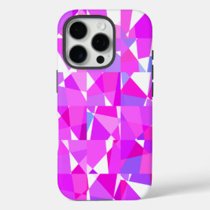 Trendy Geometric Square Pattern iPhone 16 Pro Hülle