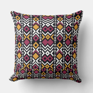 Trendy geometrisch farbige Blöcke Kissen