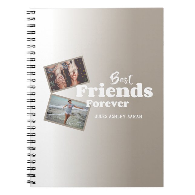 Trendy Geschenk für die besten Freunde Notizblock (Vorderseite)