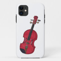 Trendy-Geschenkidee zeichne coole rote Violine