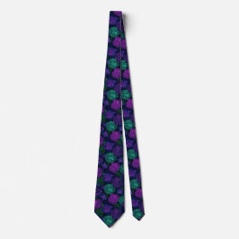 Trendy Gifts For Father Tropical Flower Krawatte